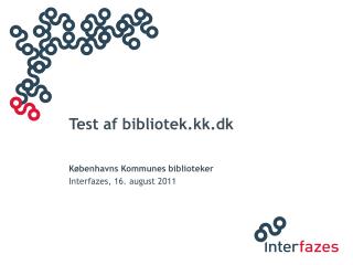 Test af bibliotek.kk.dk