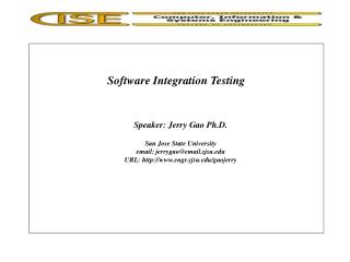 Software Integration Testing