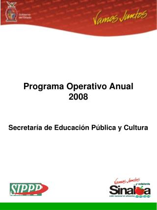 Programa Operativo Anual 2008