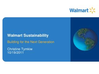 Walmart Sustainability