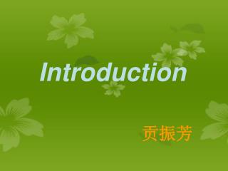 Introduction