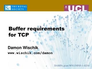 Buffer requirements for TCP