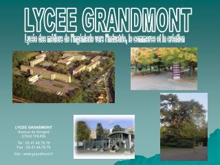 LYCEE GRANDMONT