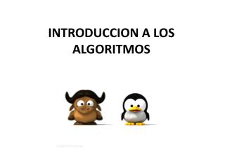 INTRODUCCION A LOS ALGORITMOS