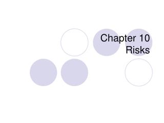 Chapter 10 Risks