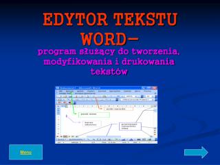 EDYTOR TEKSTU WORD-