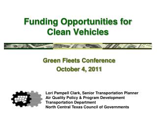 Funding Opportunities for Clean Vehicles