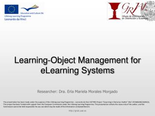Learning-Object Management for eLearning Systems