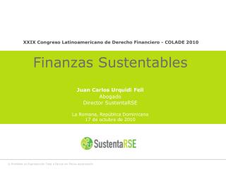 XXIX Congreso Latinoamericano de Derecho Financiero - COLADE 2010