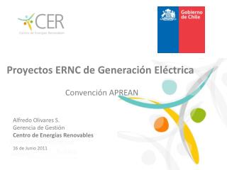 Proyectos ERNC de Generación Eléctrica Convención APREAN