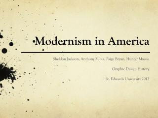 Modernism in America