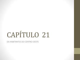 CAPÍTULO 21