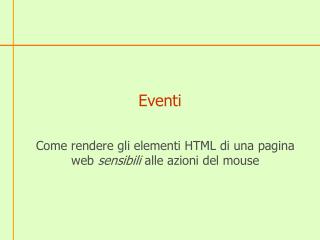 Eventi