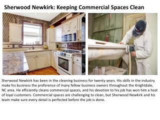 Sherwood Newkirk Keeping Commercial Spaces Clean