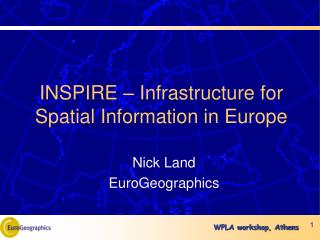 INSPIRE – Infrastructure for Spatial Information in Europe