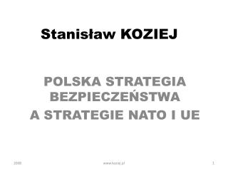 Stanisław KOZIEJ