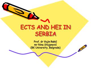 ECTS AND HEI IN SERBIA