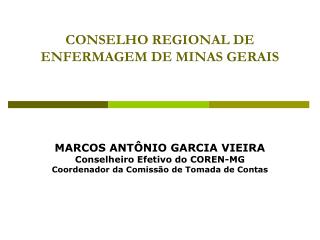 CONSELHO REGIONAL DE ENFERMAGEM DE MINAS GERAIS