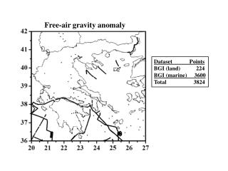Dataset Points BGI (land) 224 BGI (marine) 3600