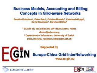 Business Models, Accounting and Billing Concepts in Grid-aware Networks