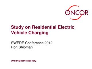 Study on Residential Electric Vehicle Charging