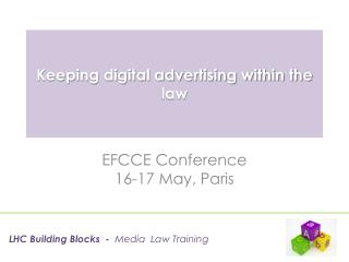 Keeping digital advertising within the law