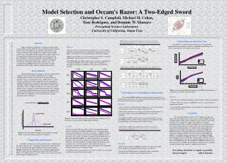 Model Selection and Occam's Razor: A Two-Edged Sword Christopher S. Campbell, Michael M. Cohen,