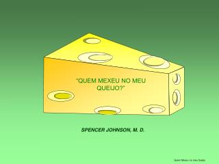 “QUEM MEXEU NO MEU QUEIJO?”