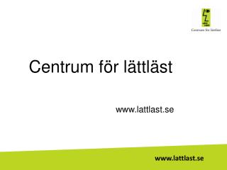 Centrum för lättläst