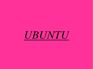 UBUNTU