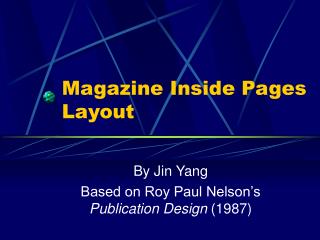 Magazine Inside Pages Layout