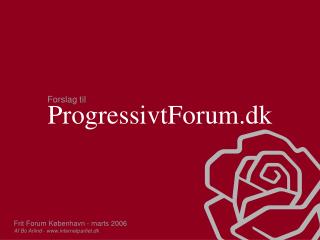 ProgressivtForum.dk