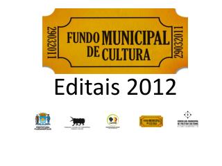 Editais 2012