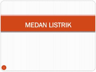 MEDAN LISTRIK