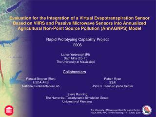 Rapid Prototyping Capability Project 2006