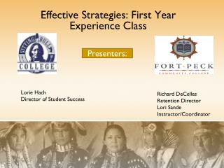 Effective Strategies: First Year Experience Class