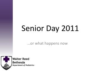 Senior Day 2011