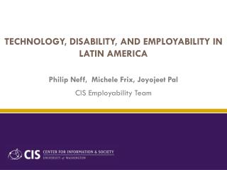 Technology, Disability, and Employability in Latin America