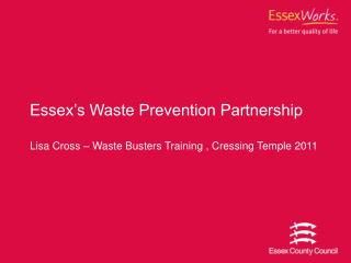 Essex’s Waste Prevention Partnership