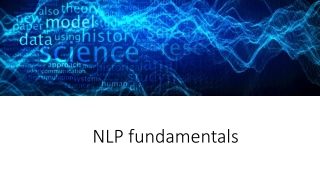 NLP fundamentals