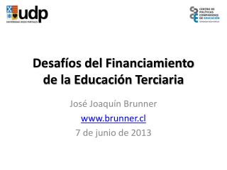 Desafíos del Financiamiento de la Educación Terciaria