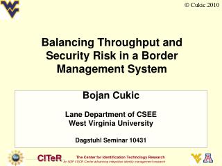 Balancing Throughput and Security Risk in a Border Management System