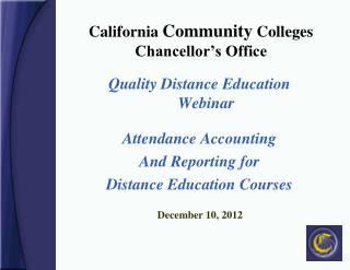 California Community Colleges Chancellor’s Office