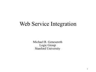 Web Service Integration