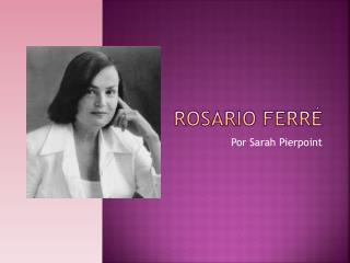 Rosario FerrÉ