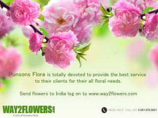 Send Online Flowers Delivery to Chandigarh