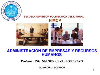 ESCUELA SUPERIOR POLITECNICA DEL LITORAL FIMCP