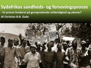 Sydafrikas sandheds- og forsoningsproces