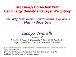 Iacopo Vivarelli On behalf of ‡