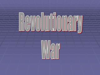 Revolutionary War